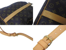 画像をギャラリービューアに読み込む, LOUIS VUITTON ルイヴィトン キーポル バンドリエール50 ボストンバッグ M41416 モノグラム PVC レザー ブラウン 美品 中古 4c068962