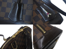 画像をギャラリービューアに読み込む, 極美品 LOUIS VUITTON ルイヴィトン アルマBB 2WAY ハンドバッグ N41221 ダミエ エベヌ ブラウン ショルダー PVC レザー 中古 4c068965