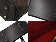 画像をギャラリービューアに読み込む, 極美品 LOUIS VUITTON ルイヴィトン アルマBB 2WAY ハンドバッグ N41221 ダミエ エベヌ ブラウン ショルダー PVC レザー 中古 4c068965