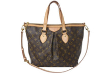 画像をギャラリービューアに読み込む, 極美品 LOUIS VUITTON ルイヴィトン パレルモPM ハンドバッグ M40145 モノグラム 2WAY PVC レザー ゴールド金具 中古 4c068967