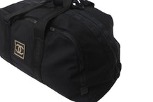 画像をギャラリービューアに読み込む, CHANEL シャネル ボストンバッグ 旅行バッグ A19976 スポーツライン ココマーク 7番台 2002年 ナイロン ブラック 美品 中古 4c068969