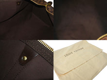 画像をギャラリービューアに読み込む, 極美品 LOUIS VUITTON ルイ ヴィトン キーポル50 ボストンバッグ N41427 ダミエキャンバス ブラウン ゴールド金具 中古 4c068971
