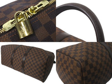 画像をギャラリービューアに読み込む, 極美品 LOUIS VUITTON ルイ ヴィトン キーポル50 ボストンバッグ N41427 ダミエキャンバス ブラウン ゴールド金具 中古 4c068971