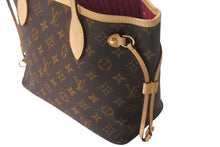 画像をギャラリービューアに読み込む, 新品同様 新型 LOUIS VUITTON ルイ ヴィトン ネヴァーフルPM トートバッグ M41245 ブラウン ピヴォワンヌ 美品 中古 4c068981