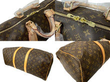 画像をギャラリービューアに読み込む, 極美品 LOUIS VUITTON ルイ ヴィトン モノグラム キーポル50 ボストンバッグ M41426 PVC ブラウン 中古 4c068984