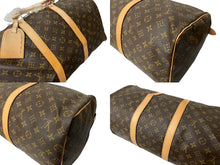 画像をギャラリービューアに読み込む, 極美品 LOUIS VUITTON ルイ ヴィトン モノグラム キーポル50 ボストンバッグ M41426 PVC ブラウン 中古 4c068984