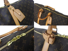 画像をギャラリービューアに読み込む, 極美品 LOUIS VUITTON ルイヴィトン キーポル55 ボストンバッグ M41424 モノグラム PVC レザー ブラウン 中古 4c068985