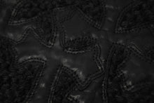 画像をギャラリービューアに読み込む, CHROME HEARTS クロムハーツ マフラー ストール CHクロスパッチ レザー シルバー925 ブラック 美品 中古 4c068996