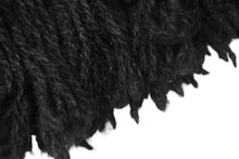 画像をギャラリービューアに読み込む, CHROME HEARTS クロムハーツ マフラー ストール CHクロスパッチ レザー シルバー925 ブラック 美品 中古 4c068996