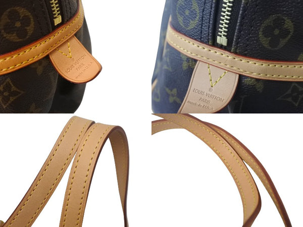 Very good condition LOUIS VUITTON Montorgueil GM handbag M95566 brown PVC leather gold hardware used 4c068999