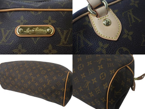 極美品 LOUIS VUITTON ルイヴィトン モントルグイユGM ハンドバッグ M95566 ブラウン PVC レザー ゴールド金具 中古 4c068999