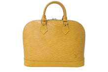 Load image into Gallery viewer, LouisVuitton ルイヴィトン アルマ ハンドバッグ M52419 エピレザー タッシリイエロー ゴールド金具 美品 中古 4c069001