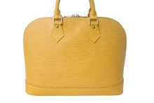 Load image into Gallery viewer, LouisVuitton ルイヴィトン アルマ ハンドバッグ M52419 エピレザー タッシリイエロー ゴールド金具 美品 中古 4c069001