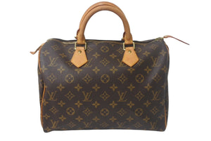 LOUIS VUITTON ルイヴィトン モノグラム スピーディ30 ハンドバッグ 旧型 M41526 ゴールド金具 美品 中古 4c069005