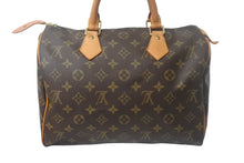 Load image into Gallery viewer, LOUIS VUITTON ルイヴィトン モノグラム スピーディ30 ハンドバッグ 旧型 M41526 ゴールド金具 美品 中古 4c069005