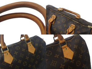 LOUIS VUITTON ルイヴィトン モノグラム スピーディ30 ハンドバッグ 旧型 M41526 ゴールド金具 美品 中古 4c069005