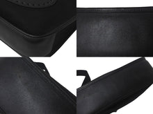 Load image into Gallery viewer, HERMES エルメス エヴリン1PM ショルダーバッグ ブラック トワルアッシュ ヴォースイフト ☐H刻印 シルバー金具 美品 中古 4c069015
