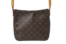 画像をギャラリービューアに読み込む, LOUIS VUITTON ルイヴィトン ルーピングMM ハンドバッグ M51146 モノグラム ゴールド金具 ブラウン 美品 中古 4c069020