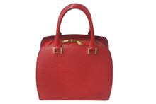 画像をギャラリービューアに読み込む, LOUIS VUITTON ルイヴィトン ポンヌフ ハンドバッグ M52053 エピレザー レッド ゴールド金具 美品 中古 4c069025