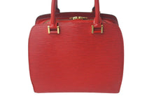 画像をギャラリービューアに読み込む, LOUIS VUITTON ルイヴィトン ポンヌフ ハンドバッグ M52053 エピレザー レッド ゴールド金具 美品 中古 4c069025