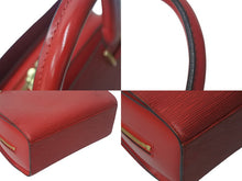画像をギャラリービューアに読み込む, LOUIS VUITTON ルイヴィトン ポンヌフ ハンドバッグ M52053 エピレザー レッド ゴールド金具 美品 中古 4c069025