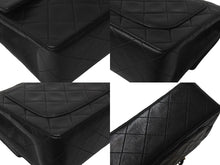 Load image into Gallery viewer, CHANEL シャネル ミニマトラッセ ショルダーバッグ ココマーク 4番台 ラムスキン ブラック ゴールド金具 美品 中古 4c069028
