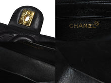 Load image into Gallery viewer, CHANEL シャネル ミニマトラッセ ショルダーバッグ ココマーク 4番台 ラムスキン ブラック ゴールド金具 美品 中古 4c069028