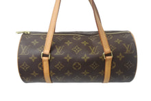 画像をギャラリービューアに読み込む, LOUIS VUITTON ルイ ヴィトン パピヨン ハンドバッグ M51366 筒型 モノグラムキャンバス ブラウン 美品 中古 4c069033