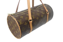 画像をギャラリービューアに読み込む, LOUIS VUITTON ルイ ヴィトン パピヨン ハンドバッグ M51366 筒型 モノグラムキャンバス ブラウン 美品 中古 4c069033