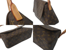 画像をギャラリービューアに読み込む, LOUIS VUITTON ルイ ヴィトン モノグラム ミニルーピング ショルダーバッグ M51147 PVC レザー ブラウン 美品 中古 4c069034