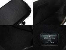 画像をギャラリービューアに読み込む, 極美品 LouisVuitton ルイヴィトン リトルアルマ ミニハンドバッグ M92146 フランス製 モノグラムサテン ブラック シルバー 中古 4c069035