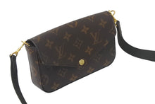 Load image into Gallery viewer, 極美品 LOUIS VUITTON ルイ ヴィトン ミュルティポシェットフェリシー ショルダーバッグ M80091 ブラウン グリーン 中古 4c069037