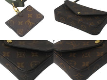 Load image into Gallery viewer, 極美品 LOUIS VUITTON ルイ ヴィトン ミュルティポシェットフェリシー ショルダーバッグ M80091 ブラウン グリーン 中古 4c069037