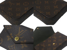 Load image into Gallery viewer, 極美品 LOUIS VUITTON ルイ ヴィトン ミュルティポシェットフェリシー ショルダーバッグ M80091 ブラウン グリーン 中古 4c069037