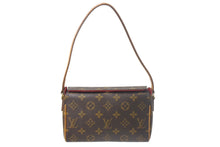 画像をギャラリービューアに読み込む, LOUIS VUITTON ルイ ヴィトン レシタル ハンドバッグ M51900 モノグラムキャンバス ブラウン 廃盤 美品 中古 4c069041