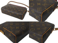 画像をギャラリービューアに読み込む, LOUIS VUITTON ルイ ヴィトン レシタル ハンドバッグ M51900 モノグラムキャンバス ブラウン 廃盤 美品 中古 4c069041