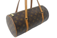 画像をギャラリービューアに読み込む, LOUIS VUITTON ルイヴィトン ハンドバック パピヨン30 GM 筒型 モノグラム M51385 ゴールド金具 ブラウン 美品 中古 4c069043