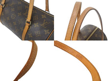 画像をギャラリービューアに読み込む, LOUIS VUITTON ルイヴィトン ハンドバック パピヨン30 GM 筒型 モノグラム M51385 ゴールド金具 ブラウン 美品 中古 4c069043
