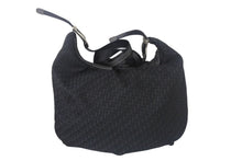Load image into Gallery viewer, ChristianDior クリスチャンディオール ショルダーバッグ 15-B0-0057 トロッターライン キャンバス レザー ブラック 美品 中古 4c069044