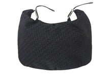 Load image into Gallery viewer, ChristianDior クリスチャンディオール ショルダーバッグ 15-B0-0057 トロッターライン キャンバス レザー ブラック 美品 中古 4c069044