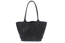 画像をギャラリービューアに読み込む, CHROME HEARTS クロムハーツ セメタリークロスパッチ ハンドバッグ ブラック レザー シルバー925 美品 中古 4c069064