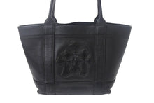 画像をギャラリービューアに読み込む, CHROME HEARTS クロムハーツ セメタリークロスパッチ ハンドバッグ ブラック レザー シルバー925 美品 中古 4c069064