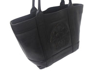 画像をギャラリービューアに読み込む, CHROME HEARTS クロムハーツ セメタリークロスパッチ ハンドバッグ ブラック レザー シルバー925 美品 中古 4c069064