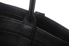 画像をギャラリービューアに読み込む, CHROME HEARTS クロムハーツ セメタリークロスパッチ ハンドバッグ ブラック レザー シルバー925 美品 中古 4c069064