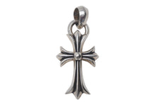 画像をギャラリービューアに読み込む, 極美品 CHROME HEARTS クロムハーツ スモールCHクロス ベイル ペンダントトップ 重量23g シルバー 1991/Sterling刻印 中古 4c069068