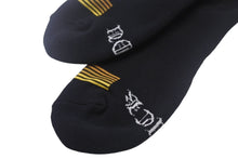 画像をギャラリービューアに読み込む, 新品未使用 CHROME HEARTS クロムハーツ 靴下 ソックス ヴァインダガー刺繍 FUCK YOU ブラック イエロー 中古 4c069075