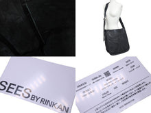 画像をギャラリービューアに読み込む, CHROME HEARTS クロムハーツ クロスパッチ レザーメールバッグ ショルダーバッグ レザーパッチ ブラック シルバ−925 美品 中古 4c069088