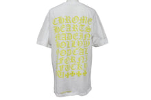 画像をギャラリービューアに読み込む, 極美品 CHROME HEARTS クロムハーツ ホースシュー プリント ロゴ 半袖Ｔシャツ ハリウッド限定 ホワイト イエロー コットン サイズM 中古 4c069094