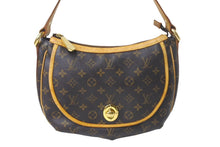 画像をギャラリービューアに読み込む, LOUIS VUITTON ルイヴィトン トゥラムPM ワンショルダーバッグ M40076 モノグラム PVC レザー ブラウン 廃盤 美品 中古 4c069098