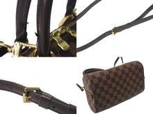 画像をギャラリービューアに読み込む, LOUIS VUITTON ルイヴィトン リベラミニ ハンドバッグ N41436 ダミエキャンバス レザー ブラウン 廃盤 ゴールド金具 美品 中古 4c069110